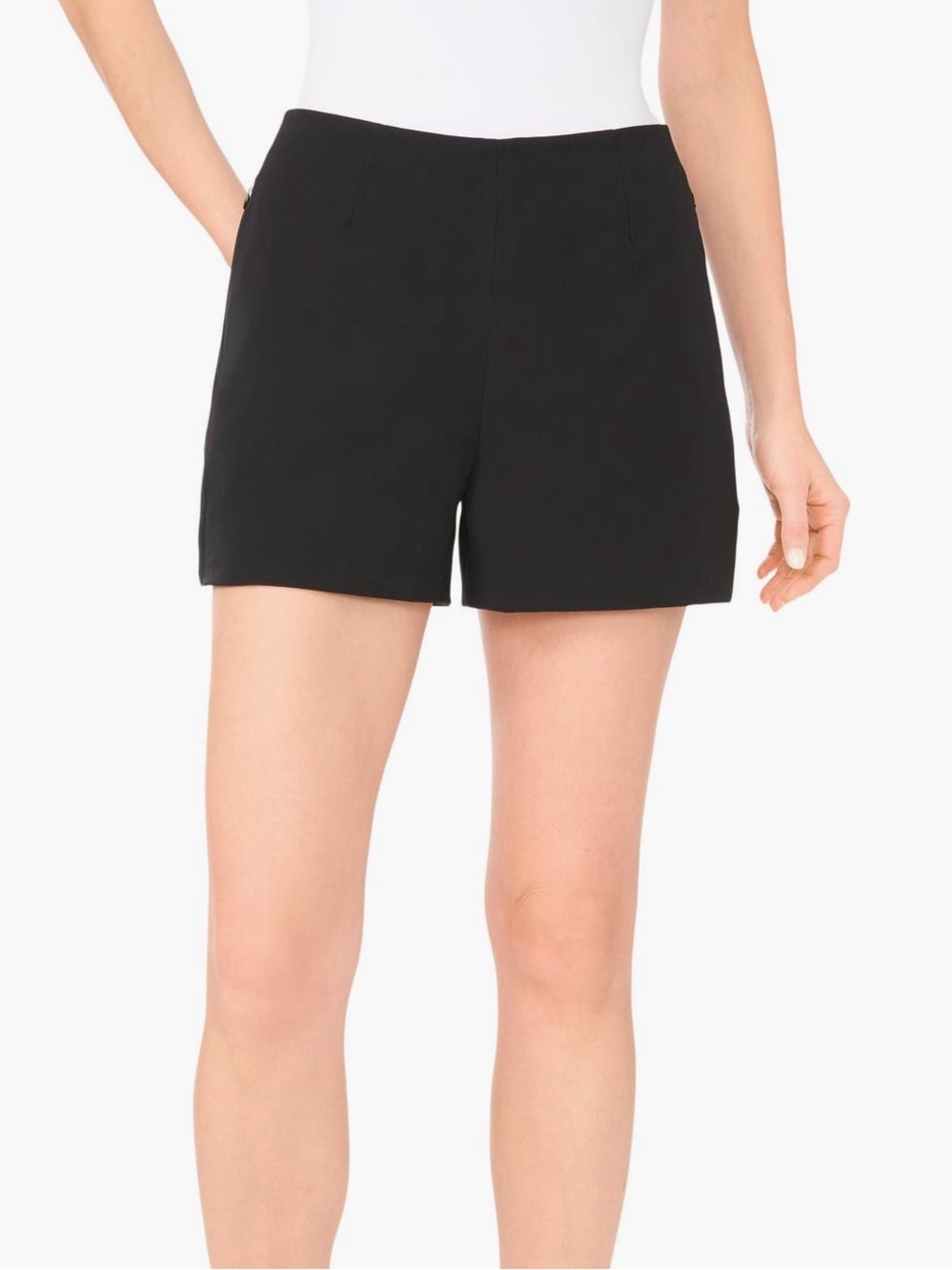 1. State black High-Rise Tailored Shorts